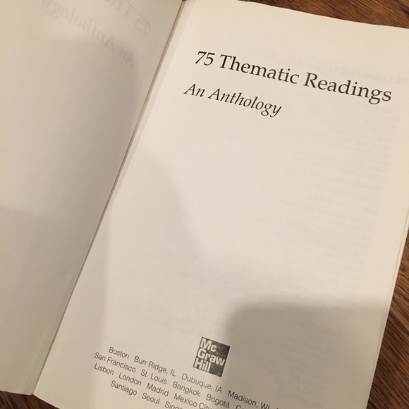 Book: 75 Thematic Readings An Anthology - Picture 3 of 3